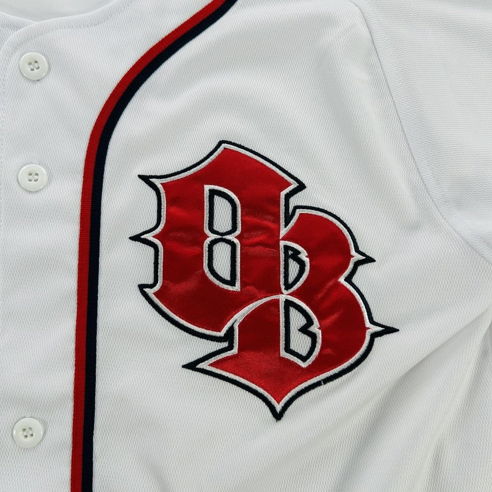 Orix Buffaloes Jersey Mens Small White Japan NPB Baseball Osaka B's Spirit NPB - Picture 4 of 16
